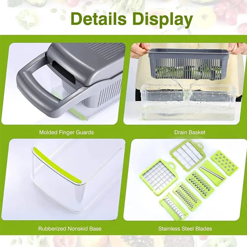 Vevona Home Multifunctional Vegetable Chopper & Slicer